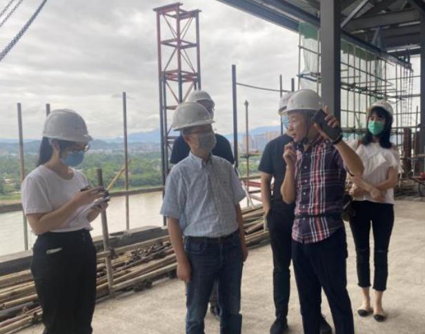 云顶国际集团辅导赴锦江嘉州宾馆视察施工 刷新项目