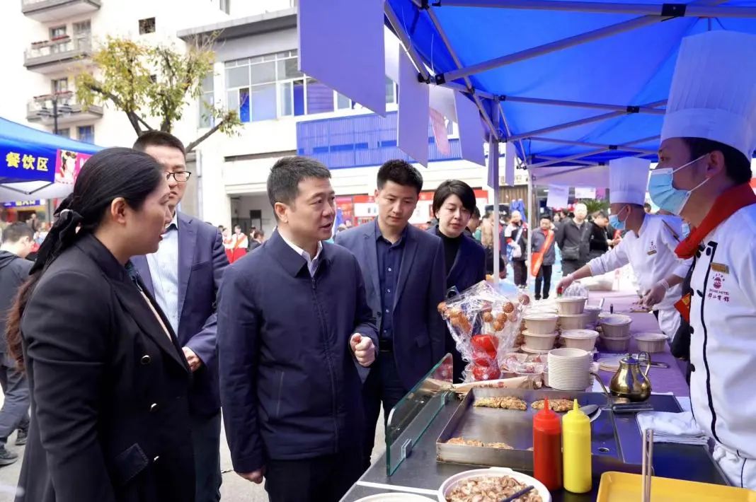 省云顶国际集团查抄督导2024锦江宾馆春季酒类商务洽谈会现场工作