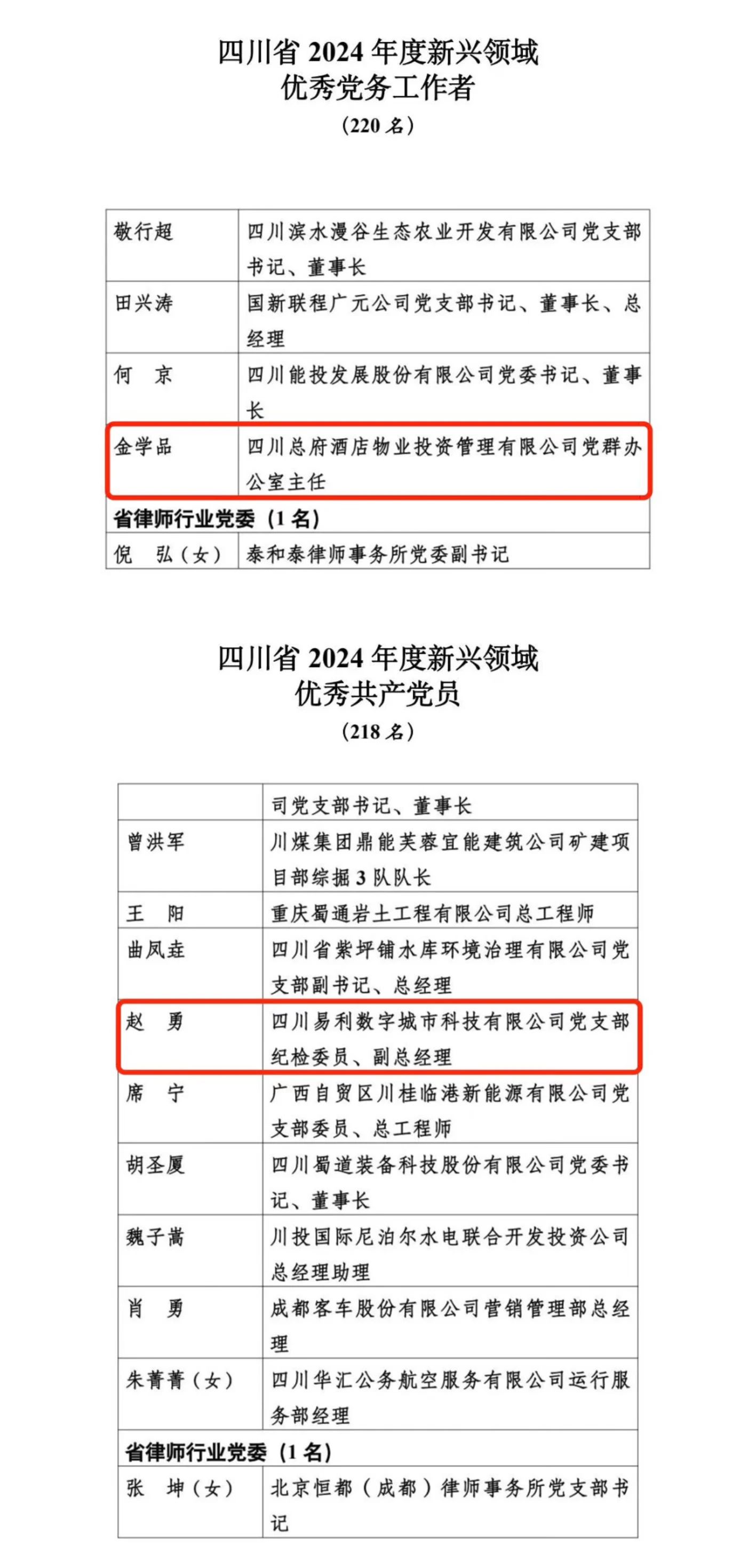 喜报！2024年度新兴领域“两优一先”赞美出炉，省云顶国际集团2人上榜